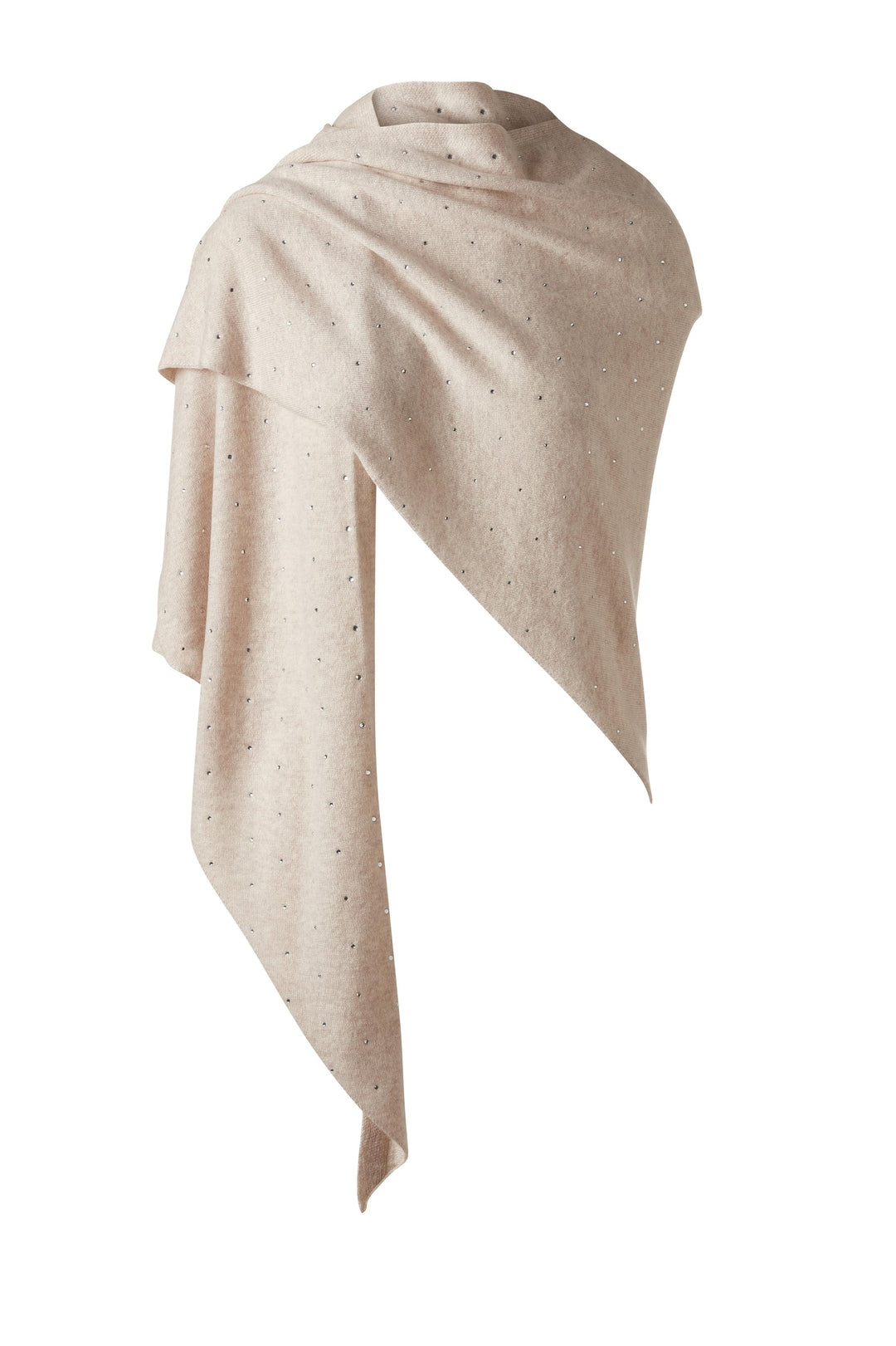 Kinross Cashmere Crystal Triangle Wrap available at Barbara Katz