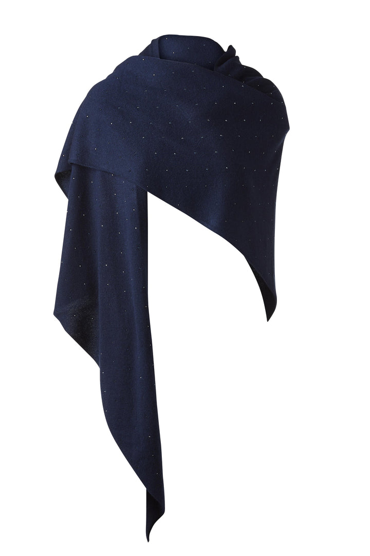 Kinross Cashmere Crystal Triangle Wrap available at Barbara Katz
