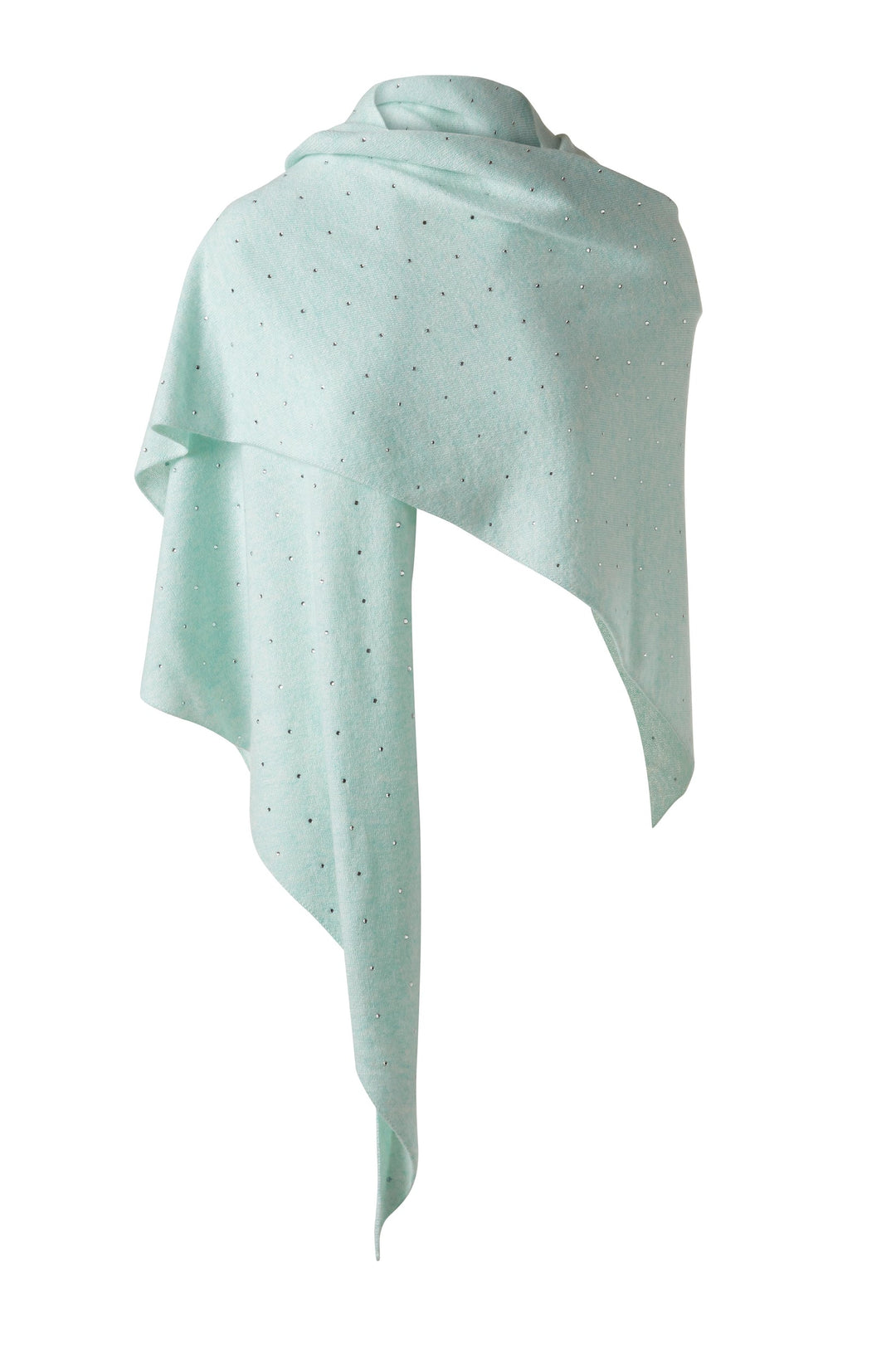 Kinross Cashmere Crystal Triangle Wrap available at Barbara Katz