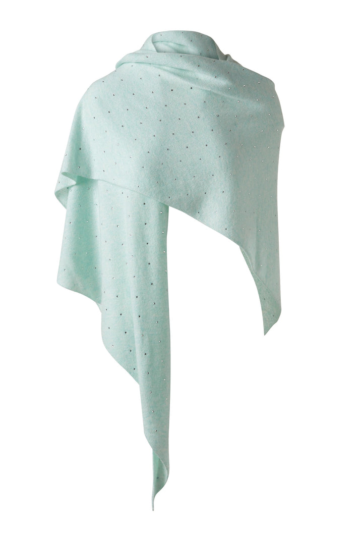 Kinross Cashmere Crystal Triangle Wrap available at Barbara Katz