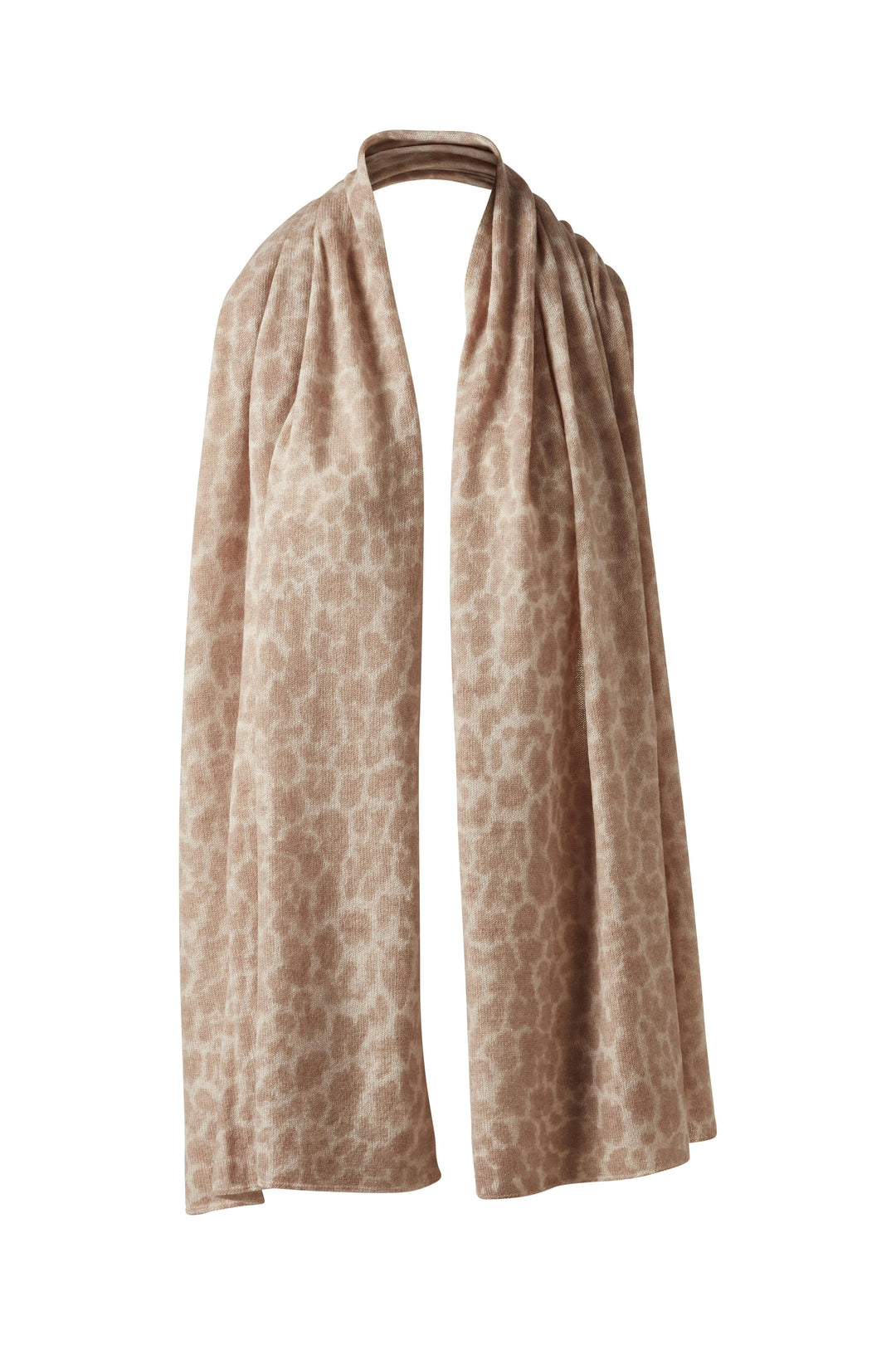 Kinross Cashmere Leopard Print Wrap available at Barbara Katz