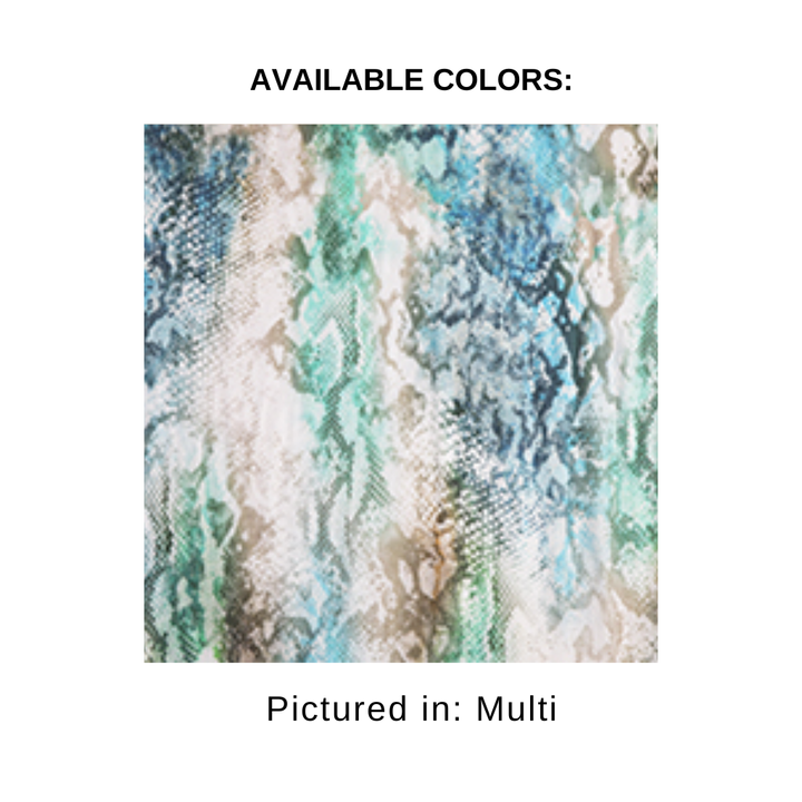 Island Print Skin Scarf