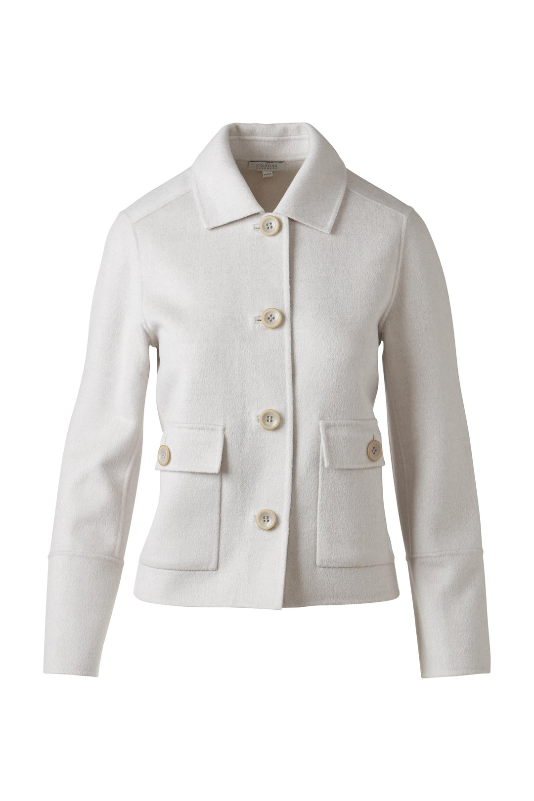Kinross Pleat Back Short Coat available at Barbara Katz
