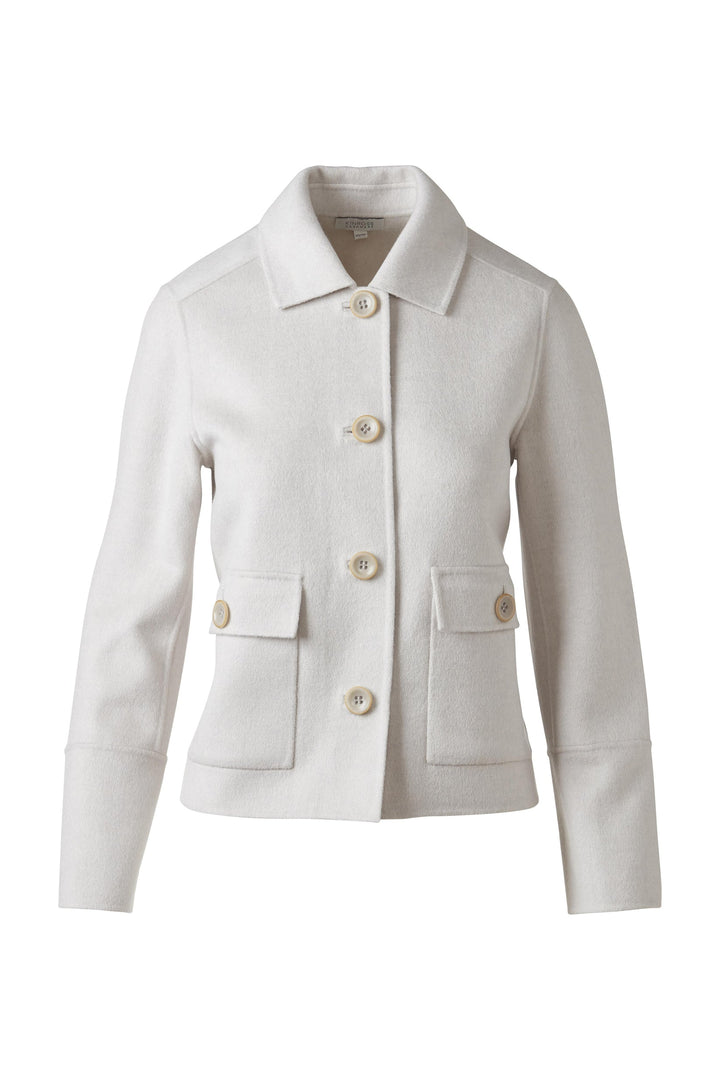 Kinross Pleat Back Short Coat available at Barbara Katz