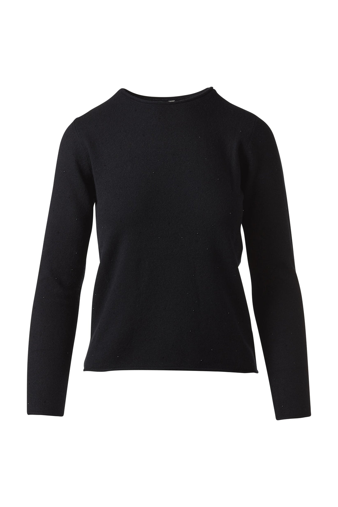 Kinross Cashmere Crystal Crew Sweater available at Barbara Katz
