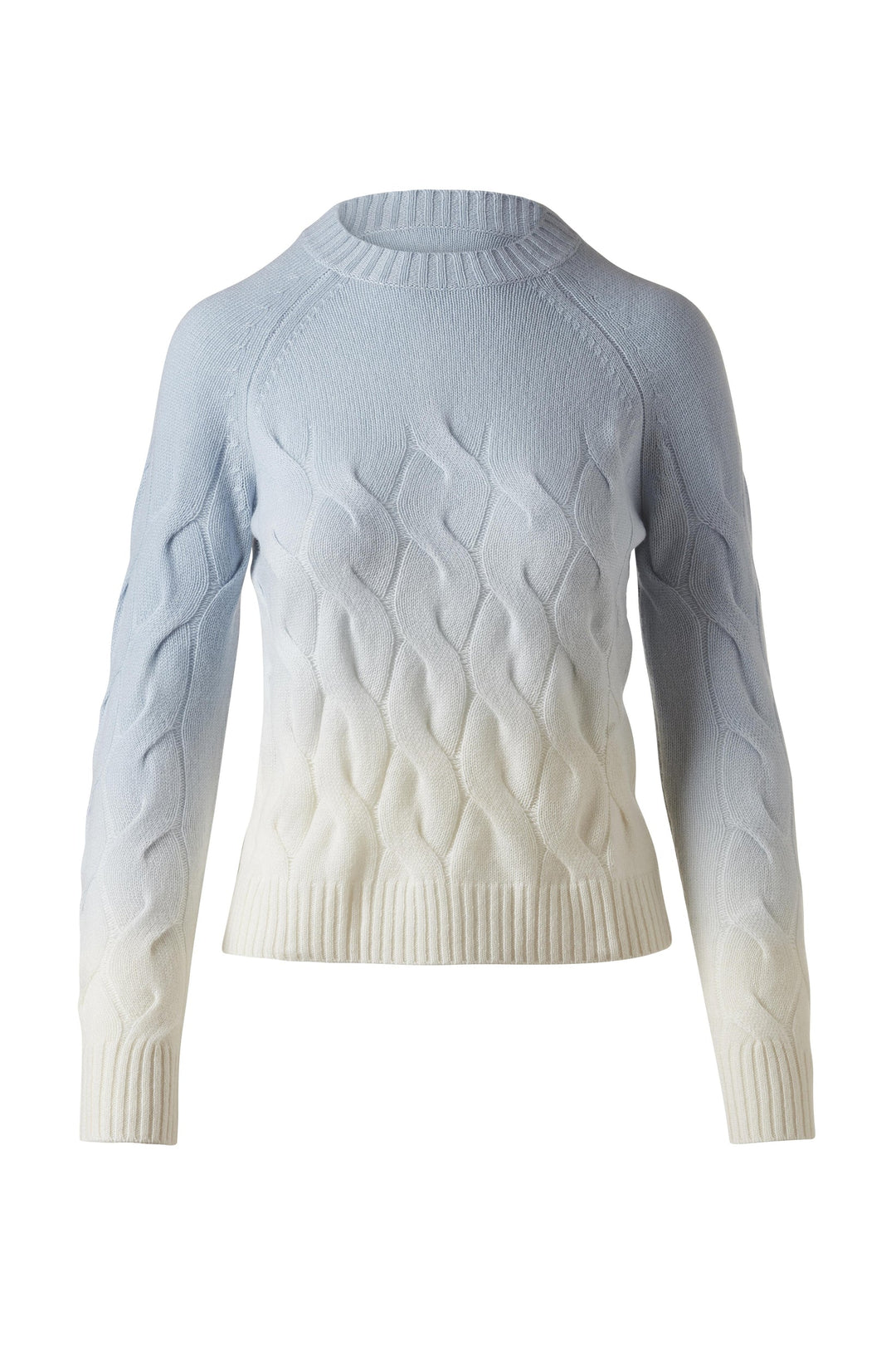Cove Kinross Wandering Cable Ombre Crew Sweater available at Barbara Katz