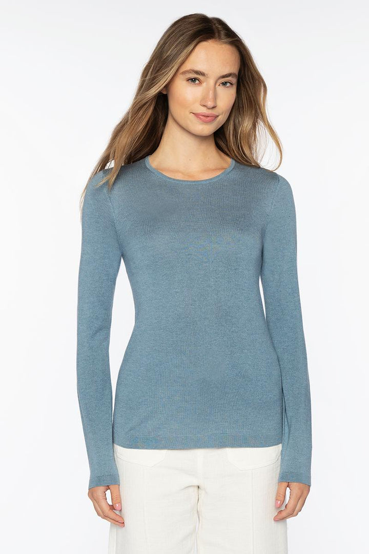Kinross Long Sleeve Crew Pullover available at Barbara Katz