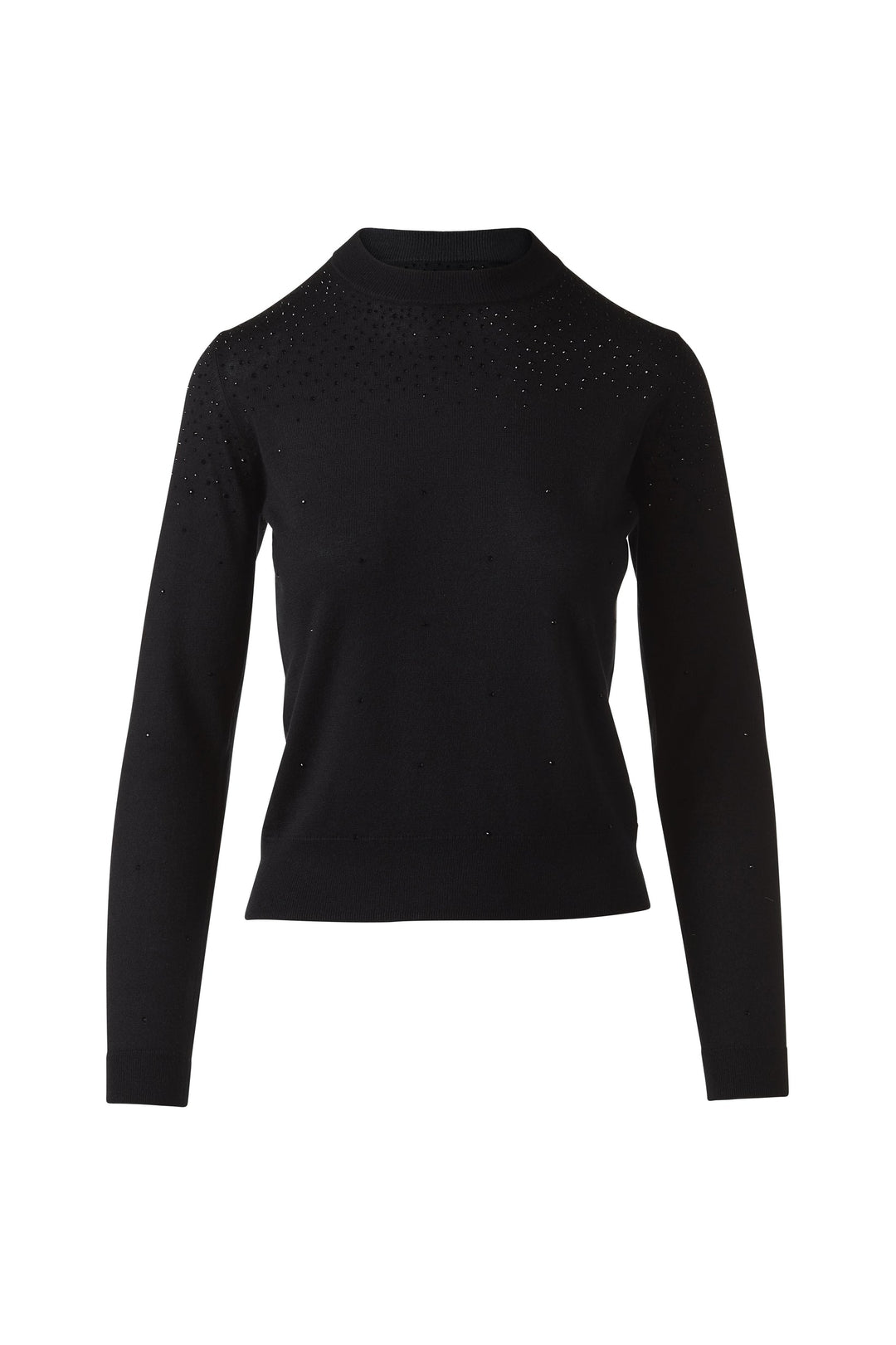 Kinross Lightweight Crystal Crew Sweater available at Barbara Katz