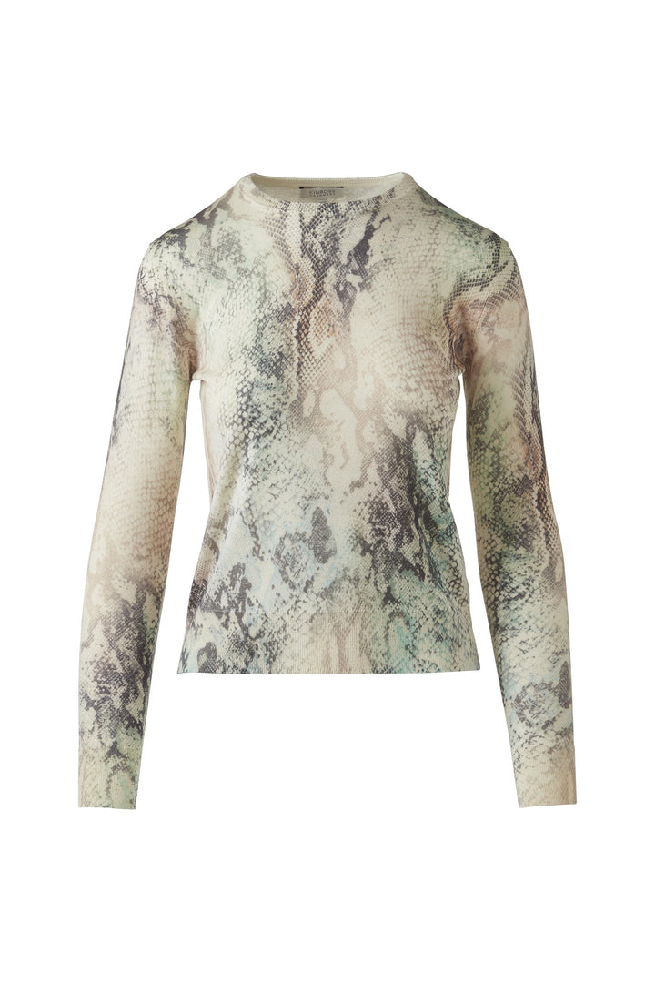 Kinross Island Skin Print Crew Sweater available at Barbara Katz