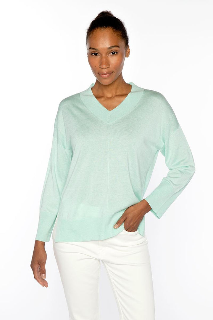 Lightweight Easy Vee Sweater