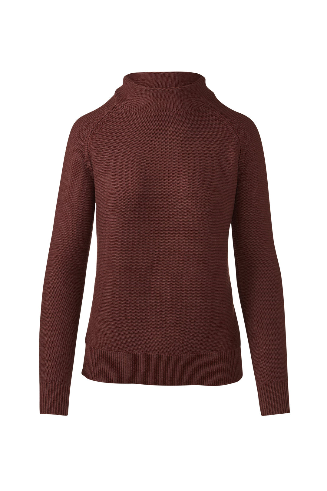 Kinross Garter Funnel Sweater available at Barbara Katz