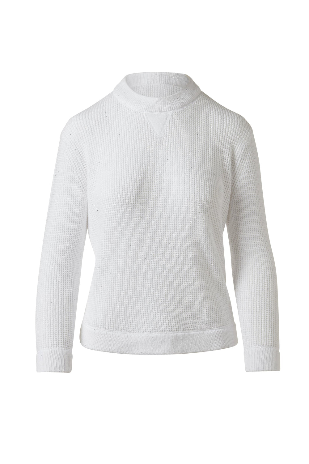 Kinross Sequin Thermal Sweatshirt available at Barbara Katz