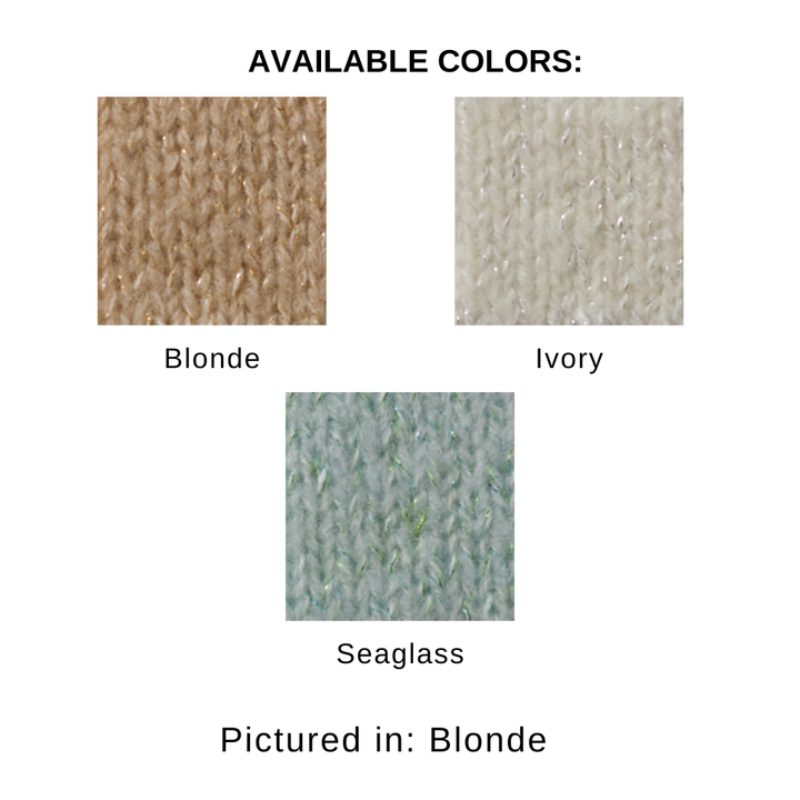 Lofty Lurex Short Sleeve Crew Sweater