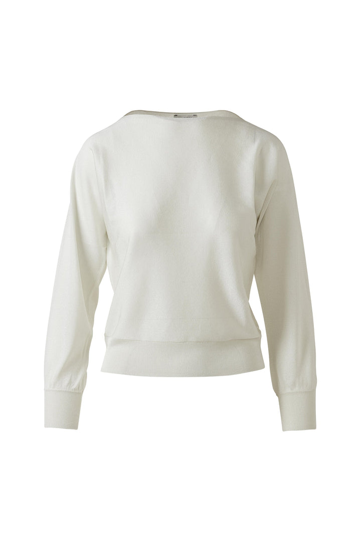 Kinross Shimmer Off Shoulder Pullover Sweater available at Barbara Katz