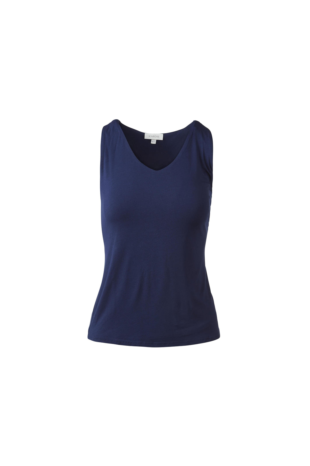 Kinross Bamboo Hi-Low Vee Tank Top available at Barbara Katz