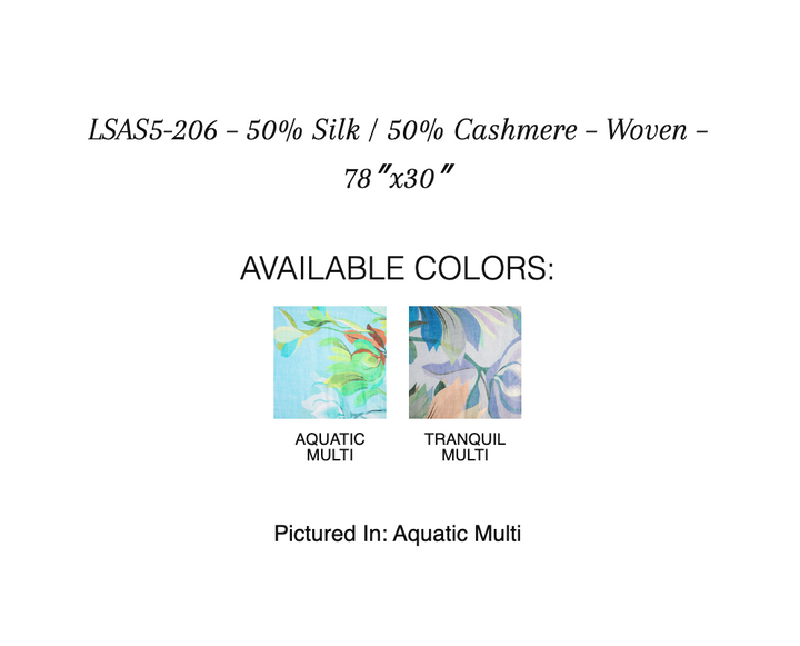 Acacia Print Scarf