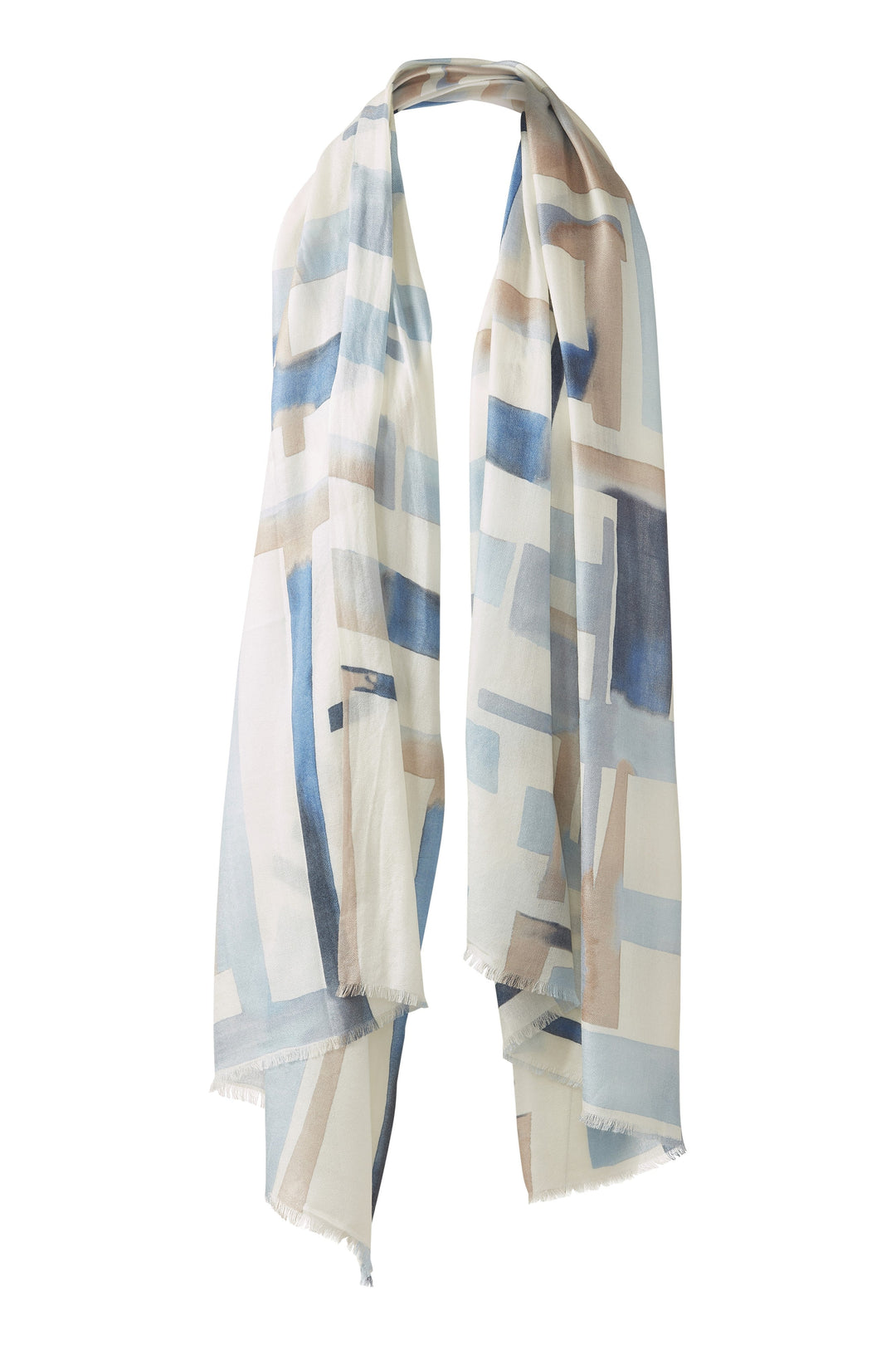 Kinross Geo Print Scarf available at Barbara Katz