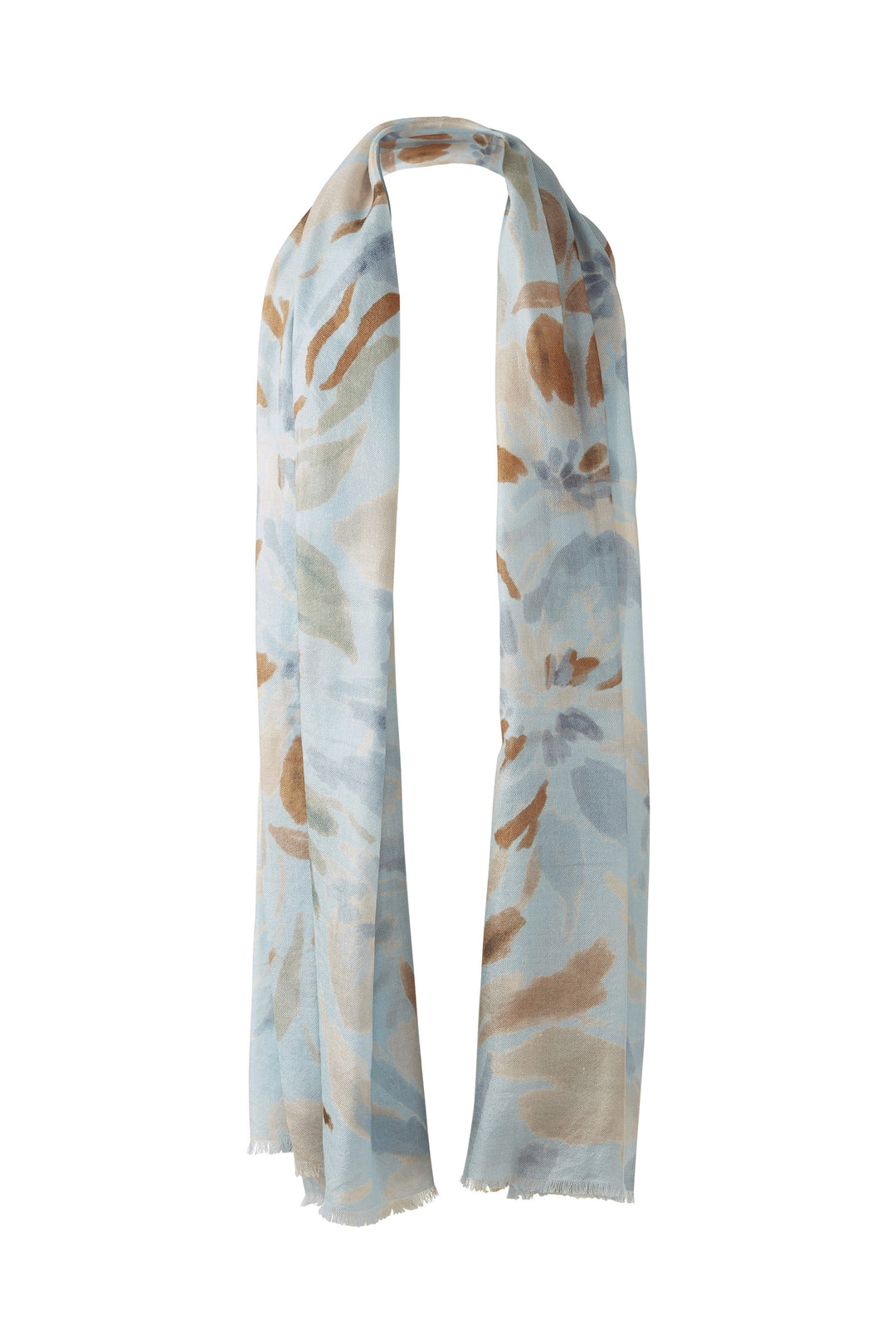 Kinross Soft Floral Print Scarf available at Barbara Katz