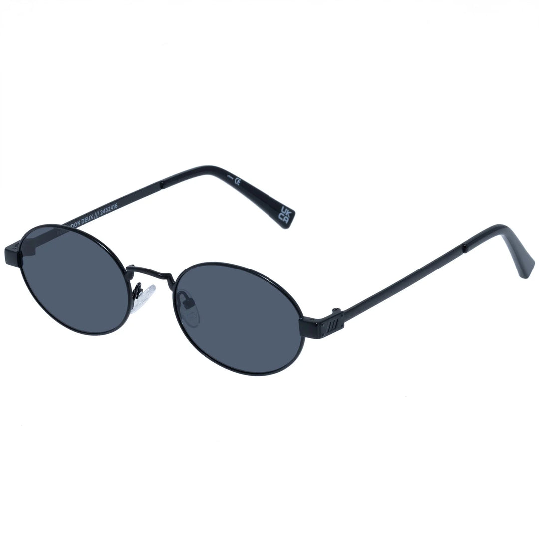 Le Specs Poseidon Deux Sunglasses Matte Black Barbara Katz