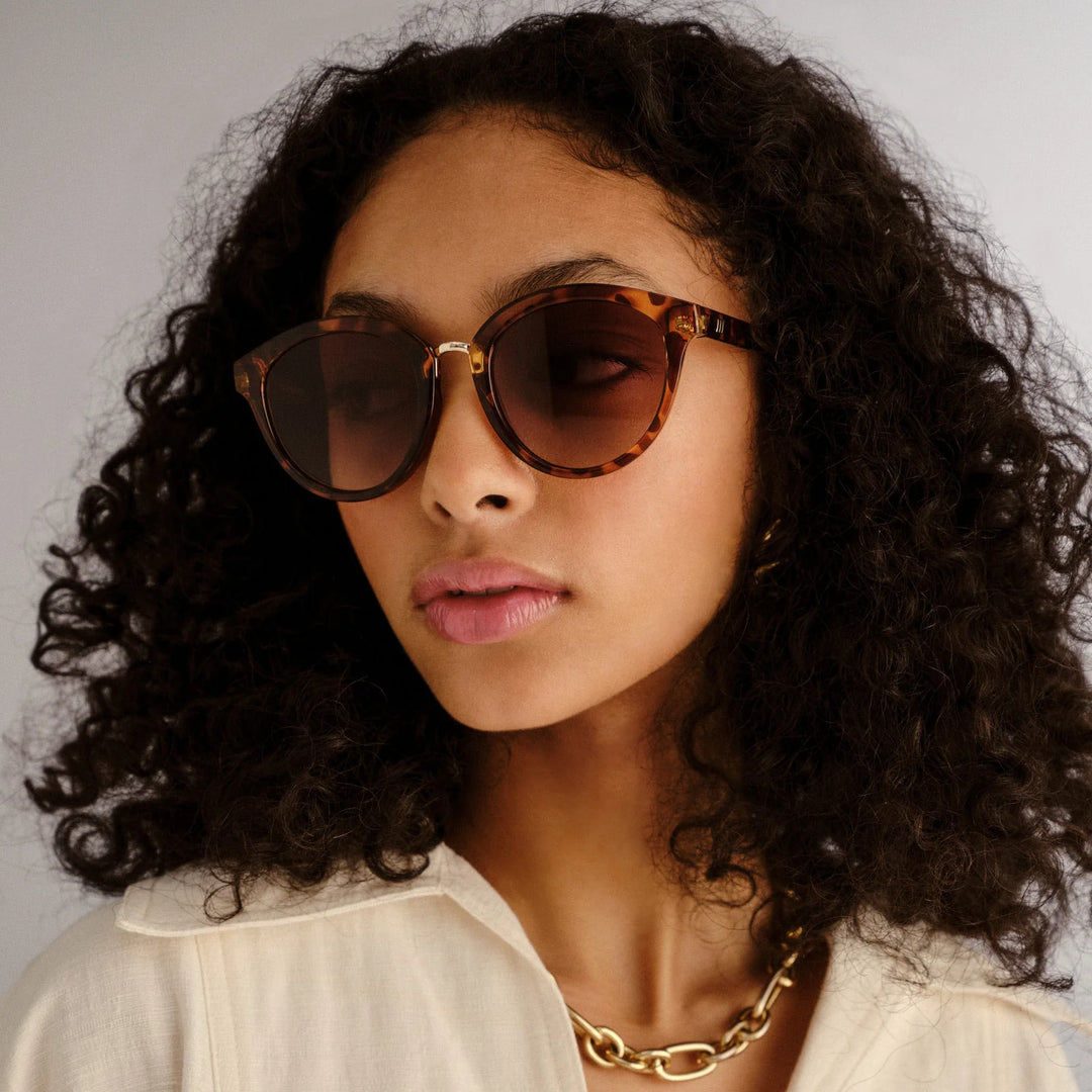 Le Specs Influx Sunglasses in Cola Tort LSP2552128 available at Barbara Katz