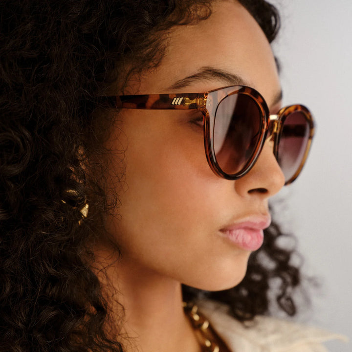 Le Specs Influx Sunglasses in Cola Tort LSP2552128 available at Barbara Katz