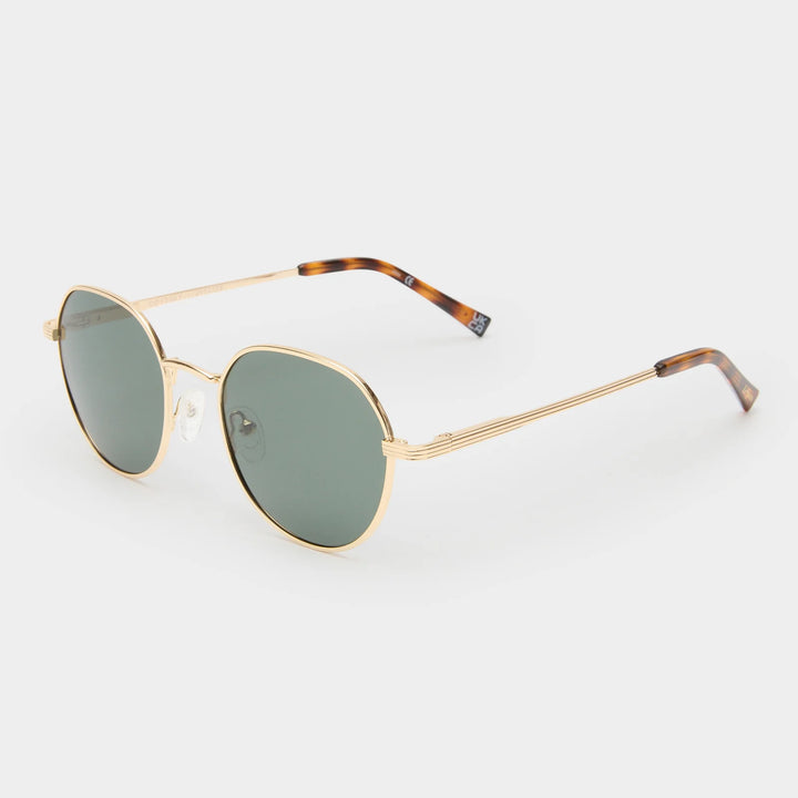 Le Specs Odyssey Sunglasses in Gold LSP2552129 available at Barbara Katz