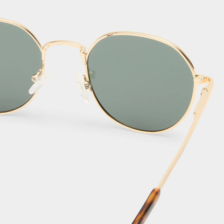 Le Specs Odyssey Sunglasses in Gold LSP2552129 available at Barbara Katz