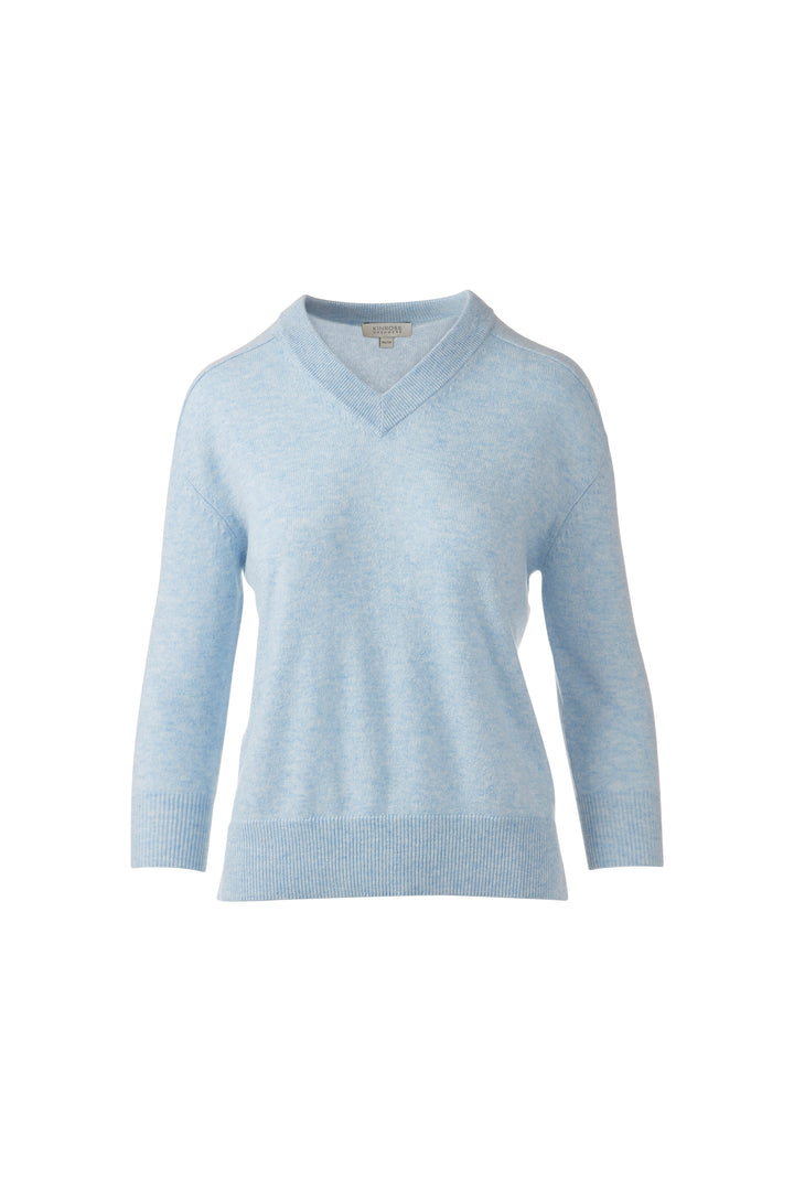 Kinross Summer Vee Sweater available at Barbara Katz