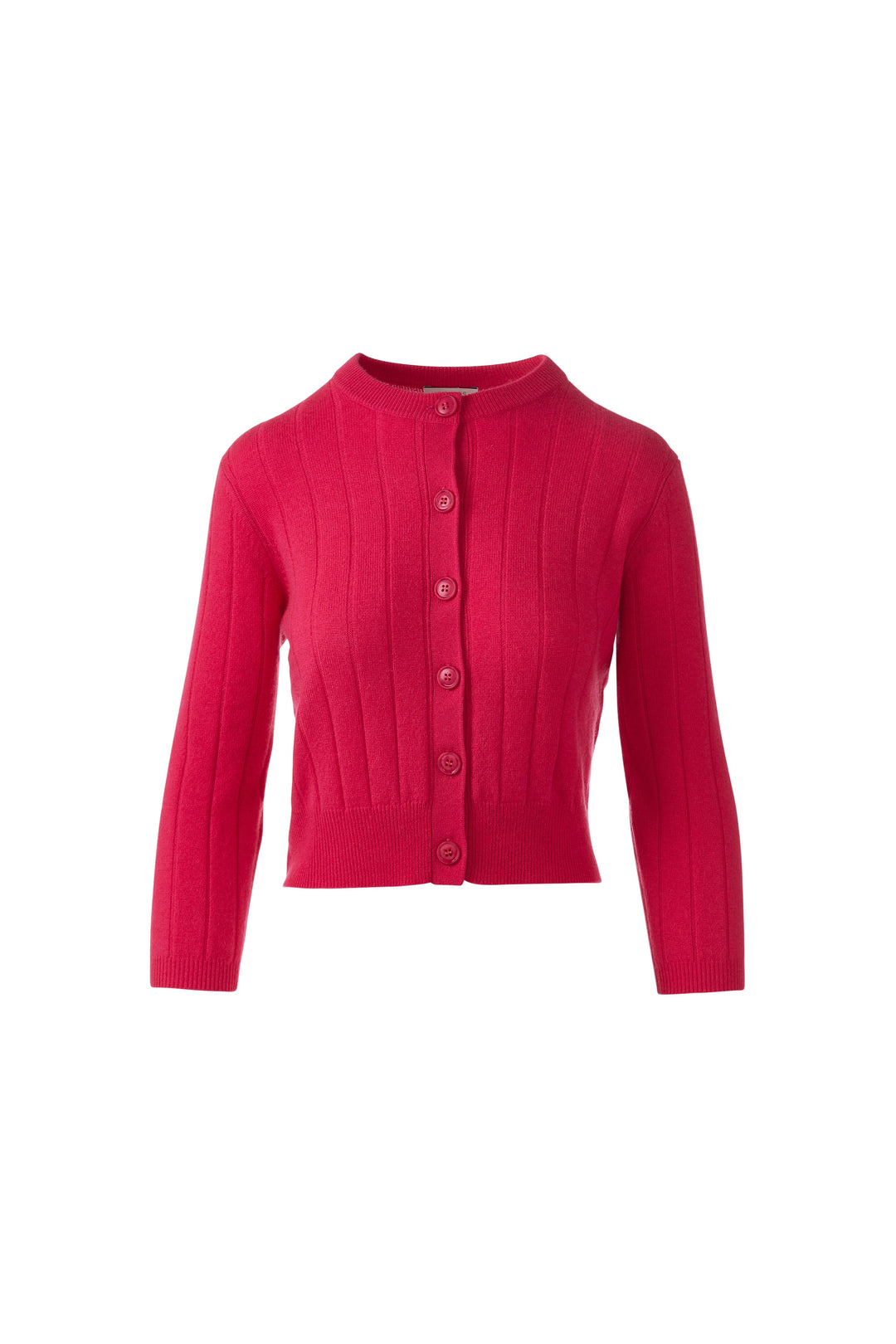 Kinross Short Rib Crew Cardigan available at Barbara Katz