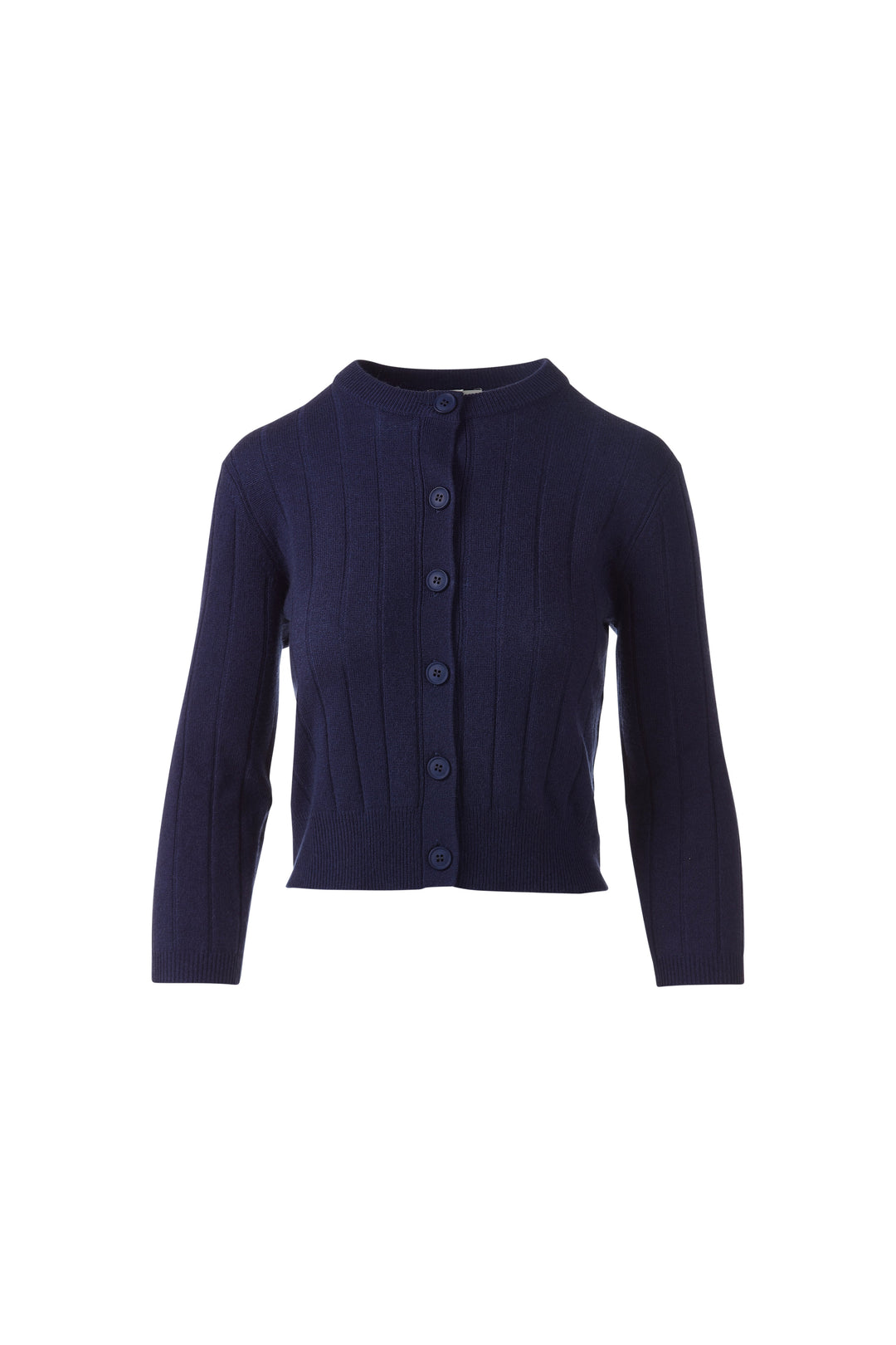 Kinross Short Rib Crew Cardigan available at Barbara Katz