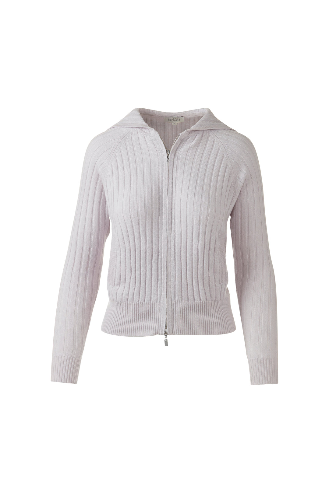 Kinross Raglan Rib Zip Hoodie available at Barbara Katz