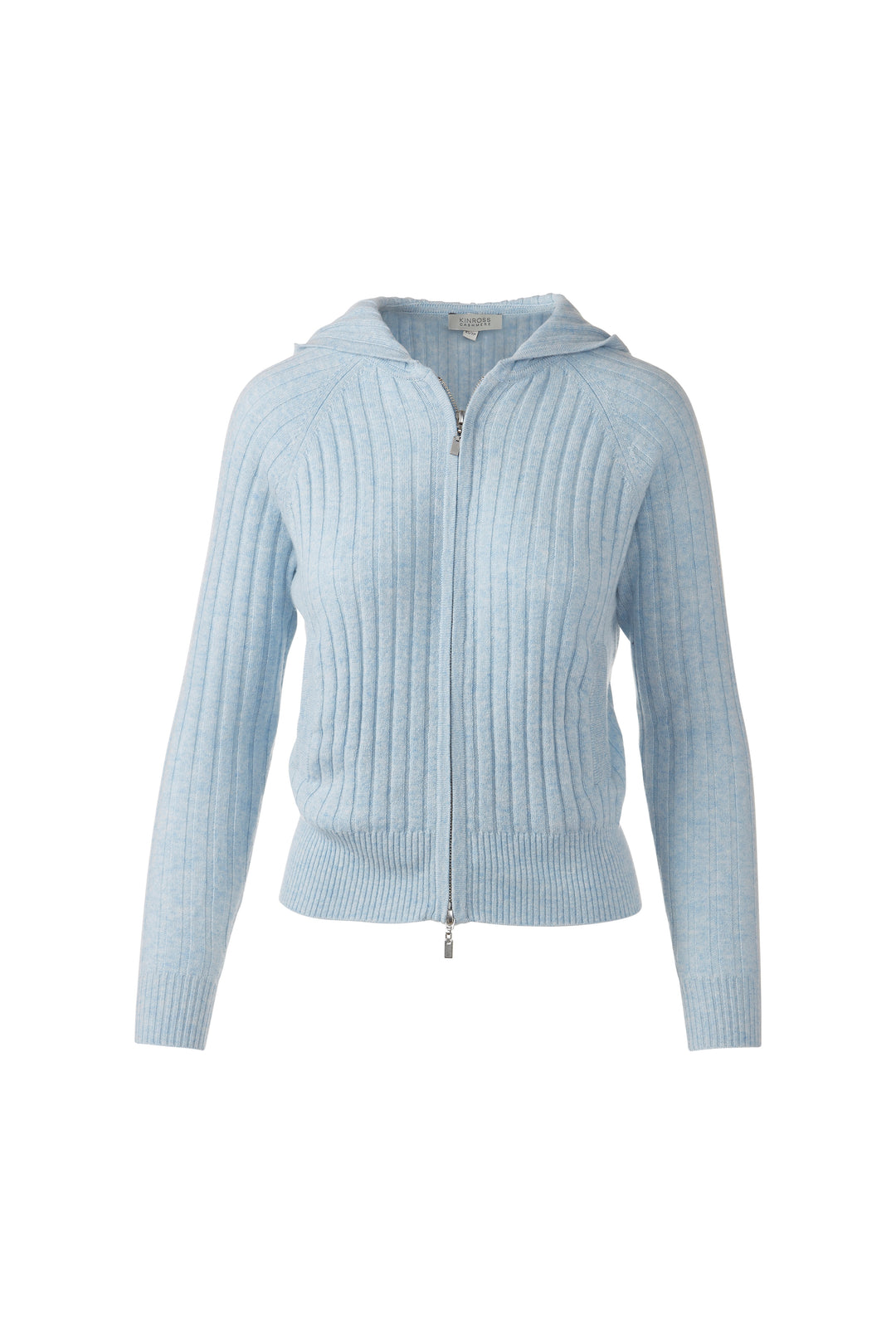 Kinross Raglan Rib Zip Hoodie available at Barbara Katz