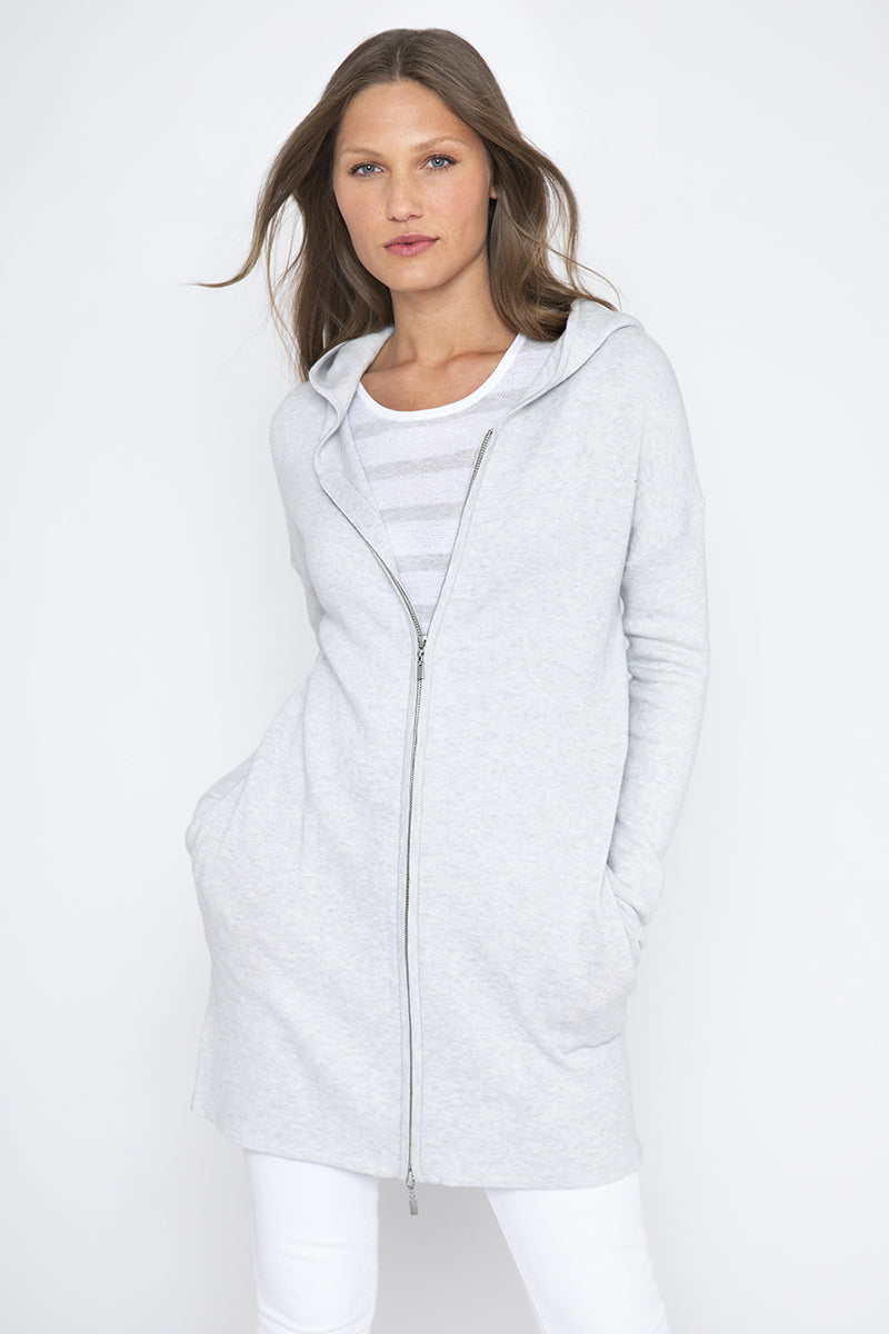 Kinross Double Knit Zip Hoodie available at Barbara Katz