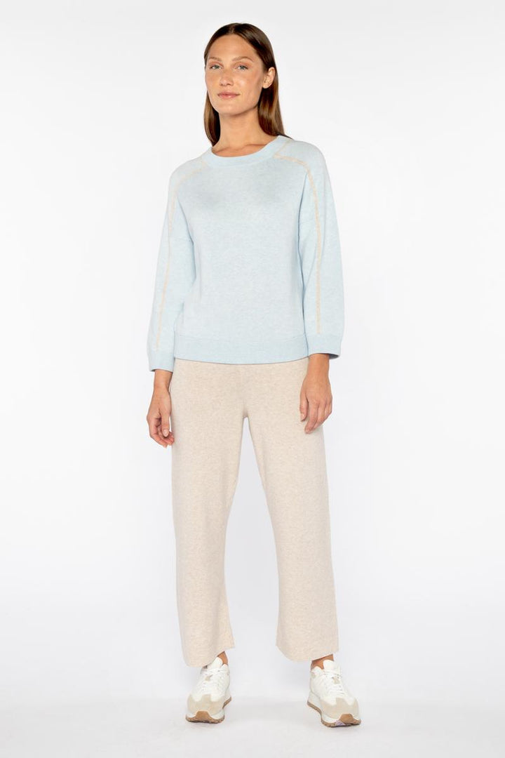Contrast Stitch Crew