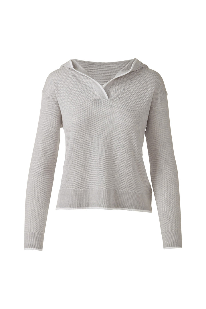 Kinross Rib Pullover Hoodie available at Barbara Katz