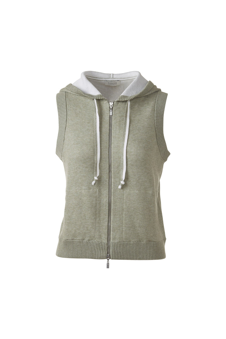 Kinross Sleeveless Zip Hoodie available at Barbara Katz