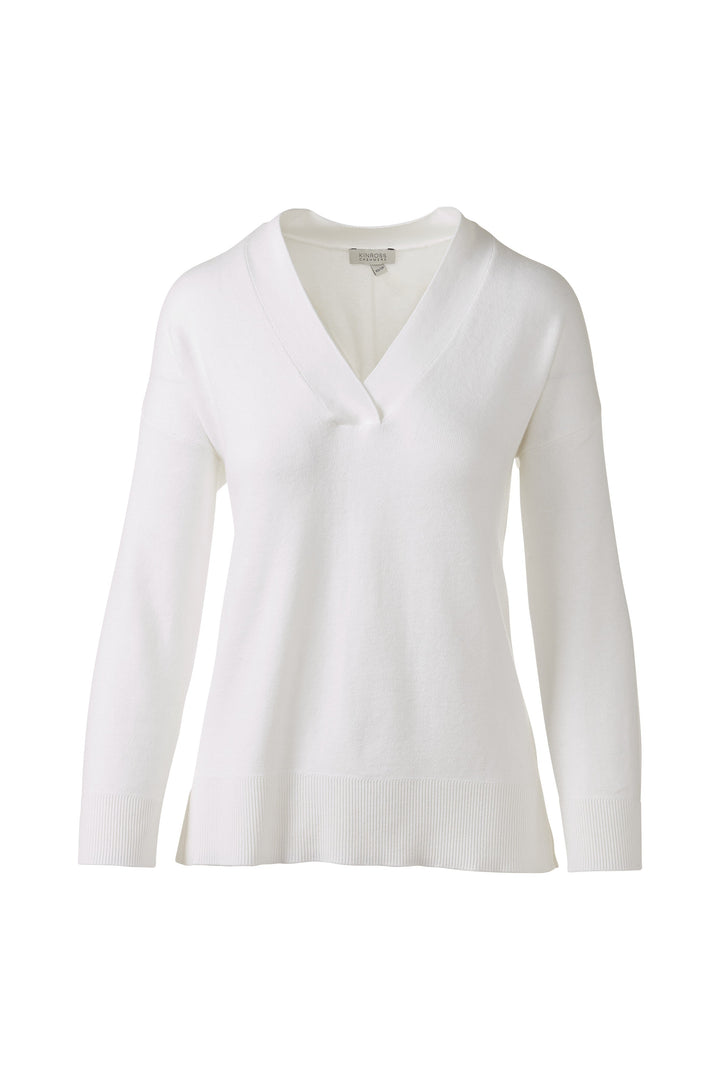 Kinross Travel Vee Sweater available at Barbara Katz