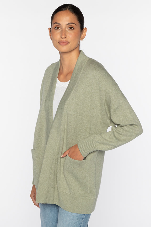 Kinross Easy Travel Cardigan available at Barbara Katz