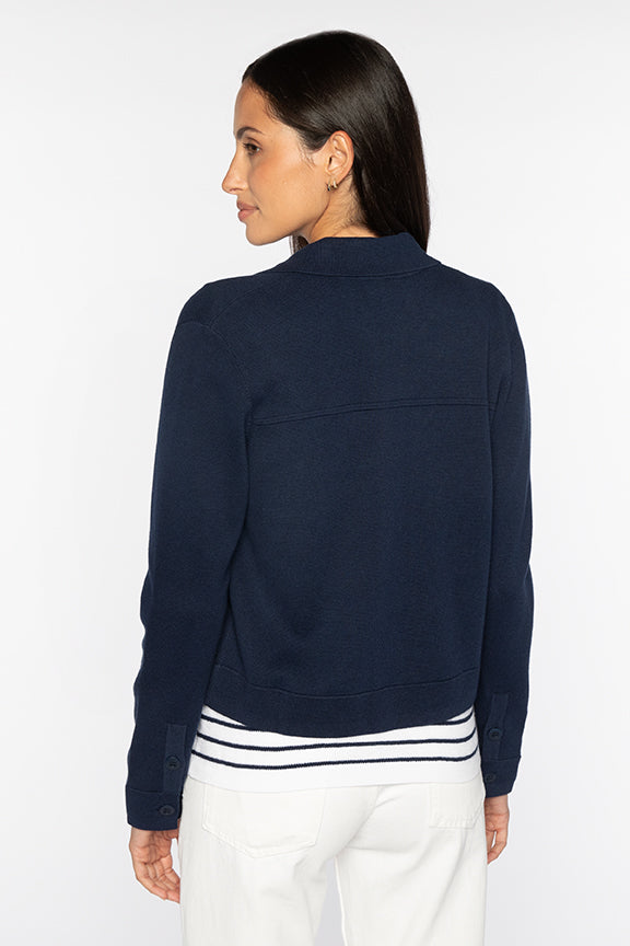 Kinross Travel Shacket available at Barbara Katz