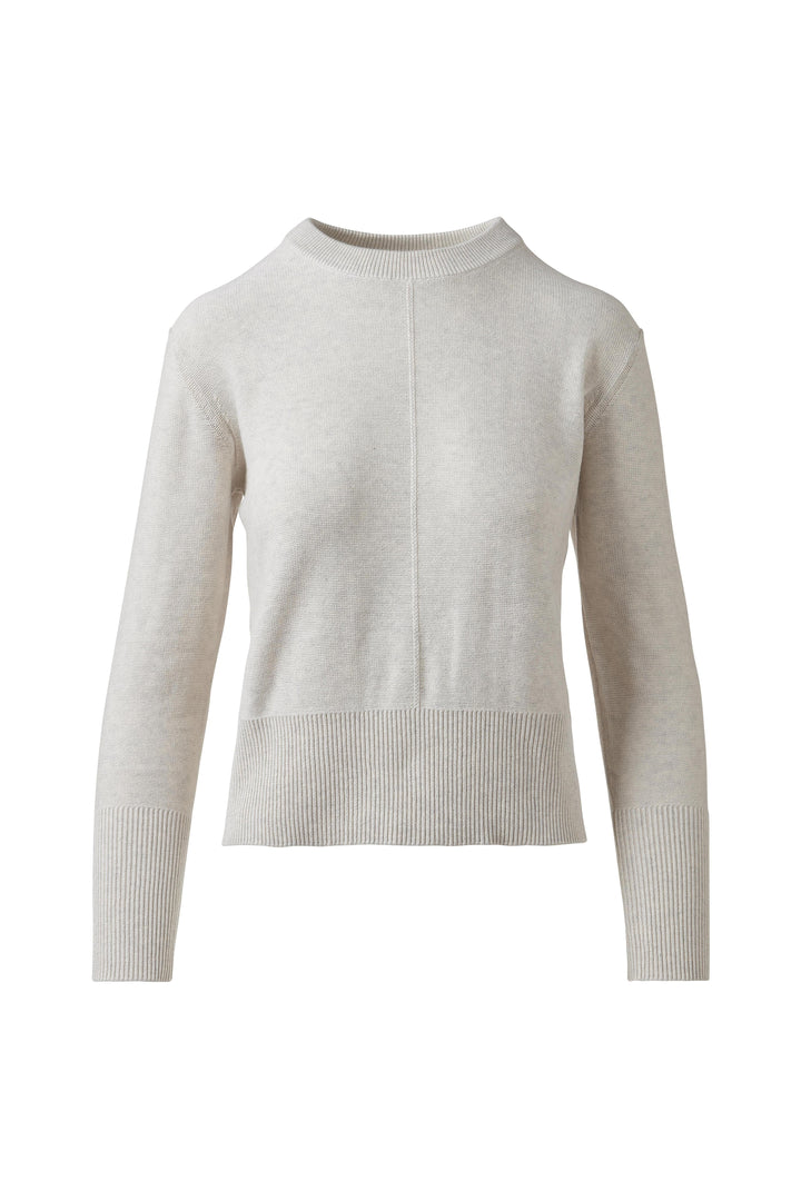 Kinross Rib Trim Crew Sweater available at Barbara Katz