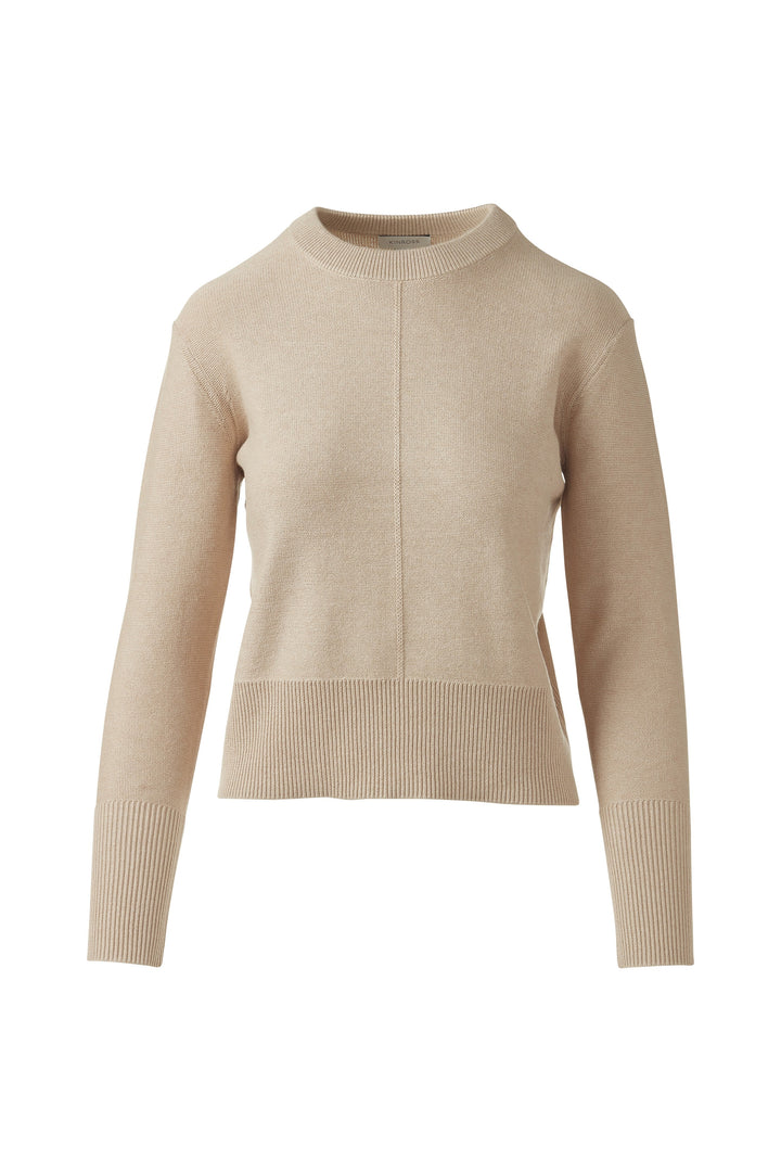 Kinross Rib Trim Crew Sweater available at Barbara Katz