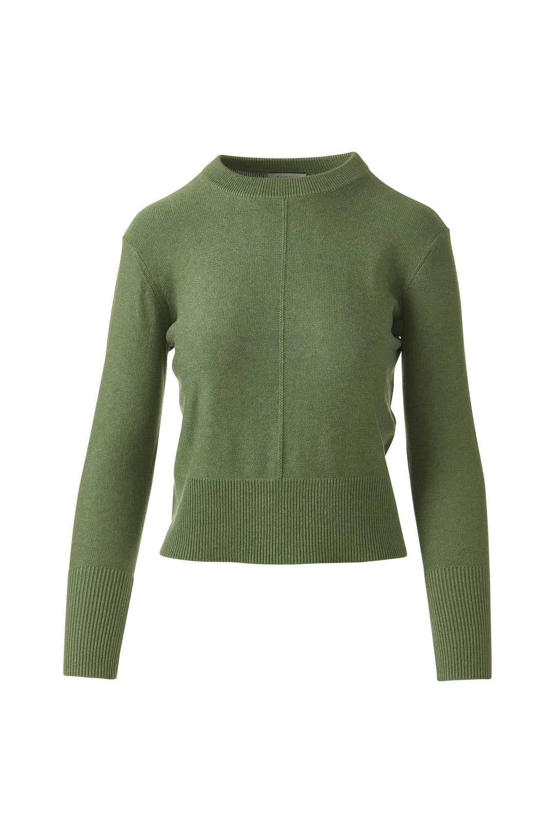 Kinross Rib Trim Crew Sweater available at Barbara Katz