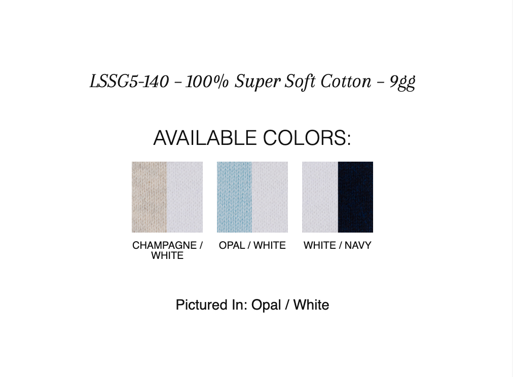 Crop Stripe Crew