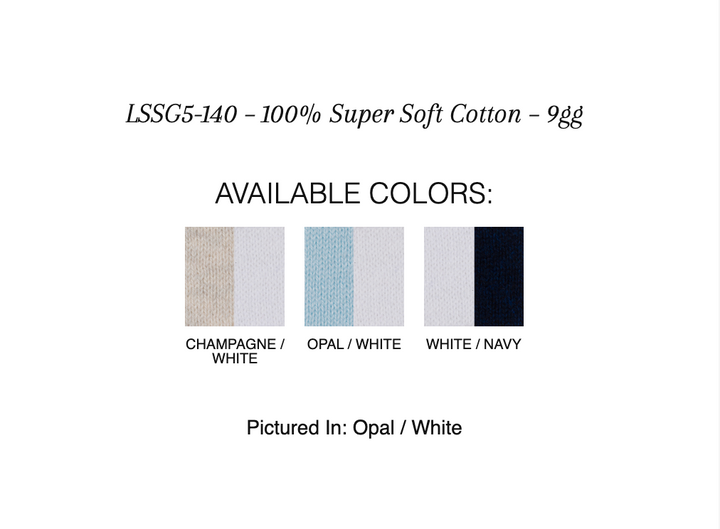 Crop Stripe Crew