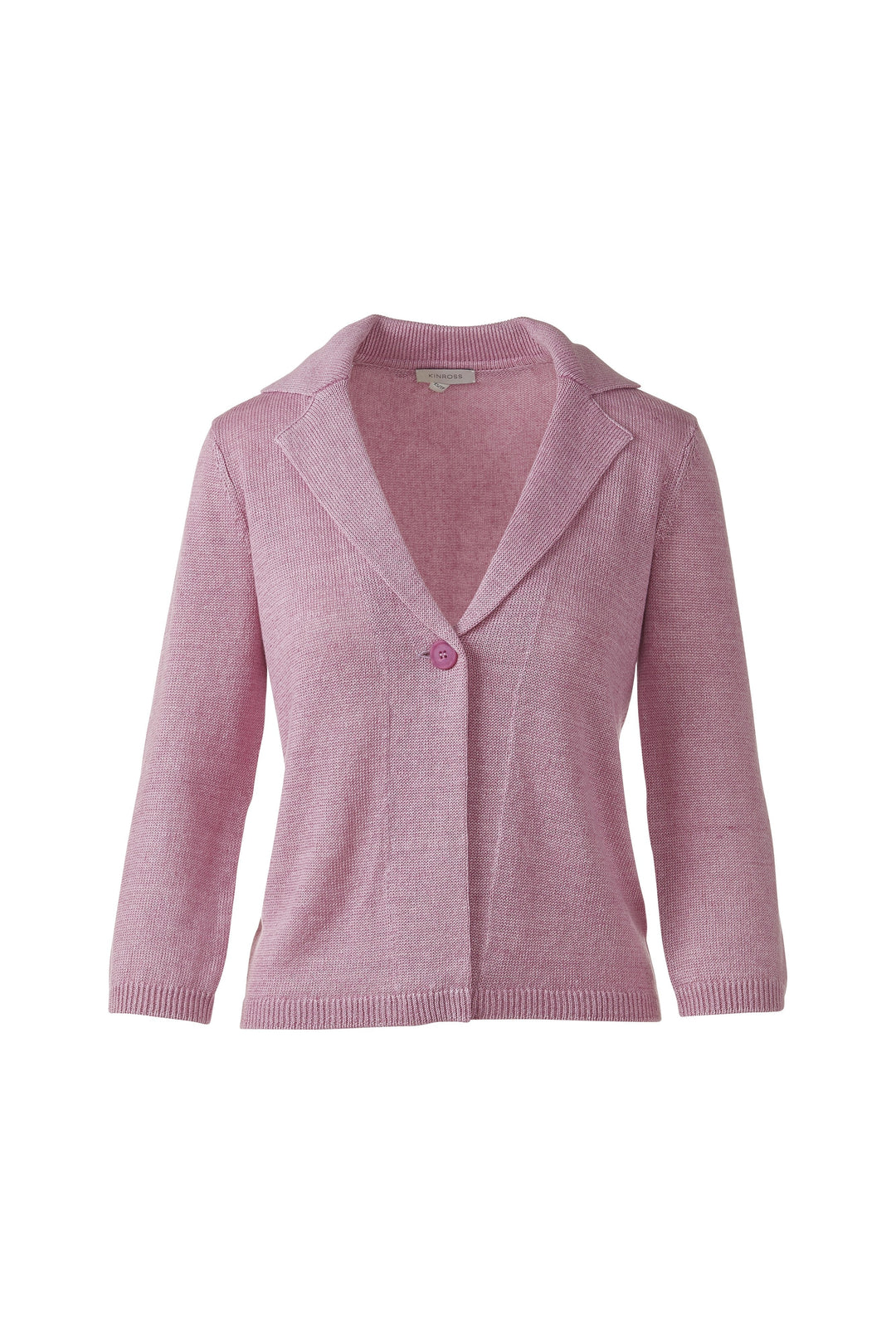 Kinross Easy Notch Collar Cardigan available at Barbara Katz