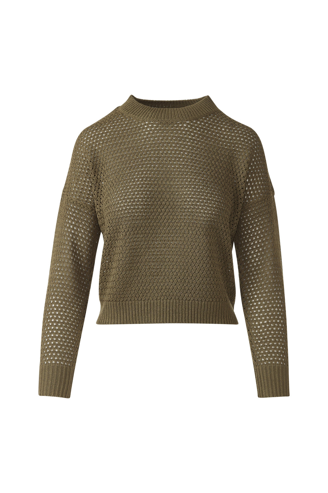 Kinross Basketweave Crew Sweater available at Barbara Katz