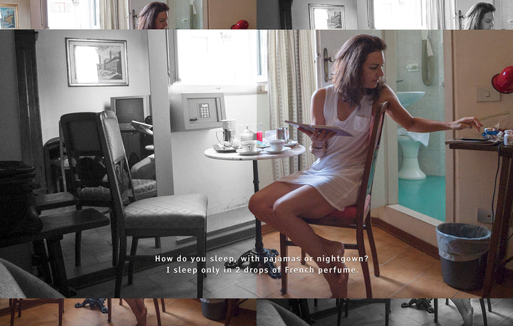 Suzi Roher Lily, La Dolce Vita Scarf available at Barbara Katz