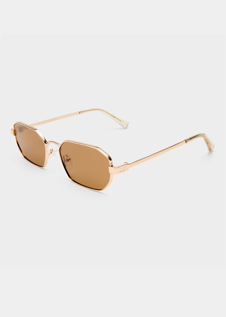 Le Specs Mythic Sunglasses in Gold available at Barbara Katz