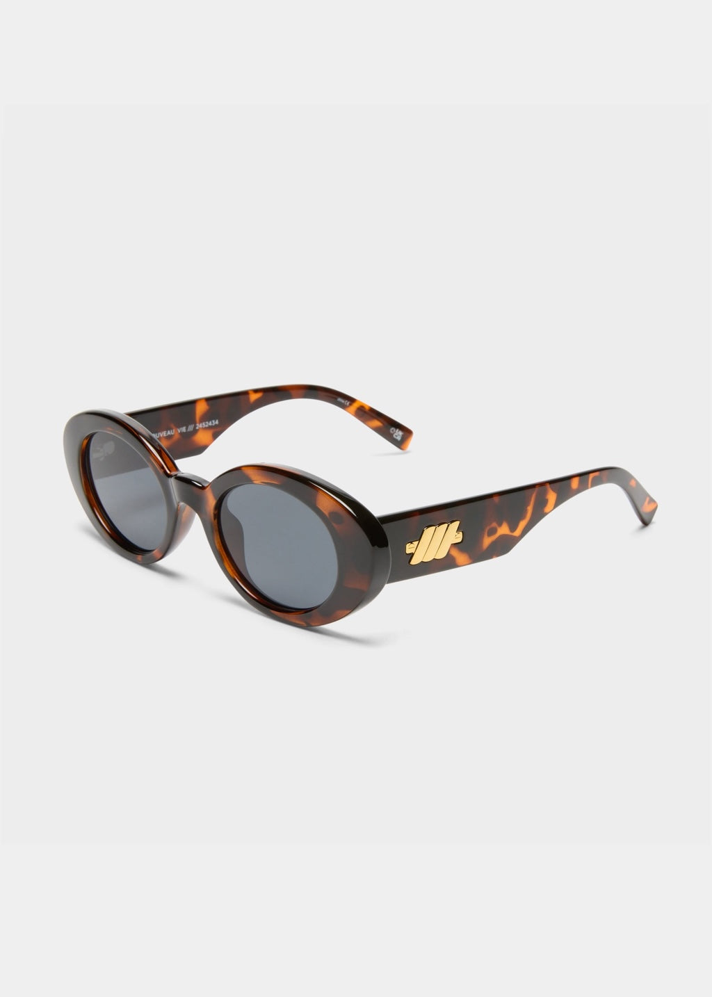 Le Specs Nouveau Vie Sunglasses in Dark Tort available at Barbara Katz