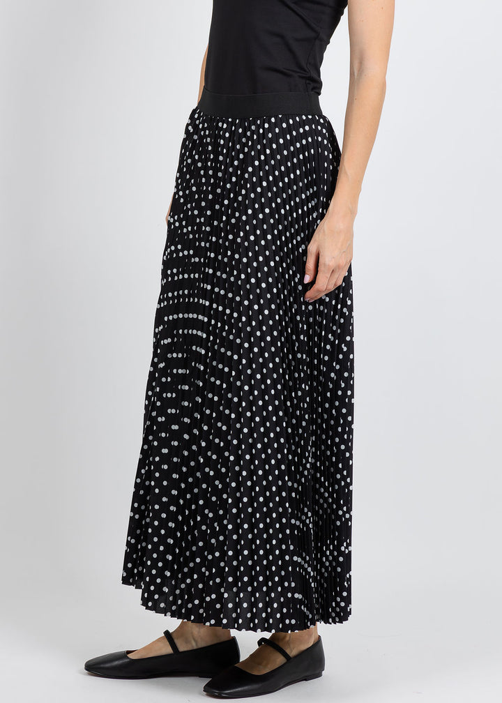 Leo & Ugo Polka Dot Skirt in Black/White available at Barbara Katz